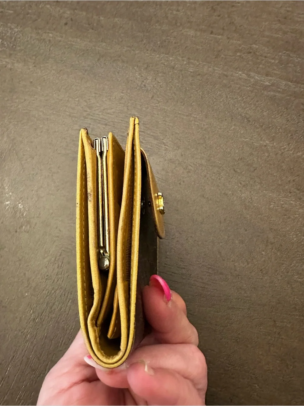 Celine Macadam Triumph compact bifold wallet- Vintage Unisex